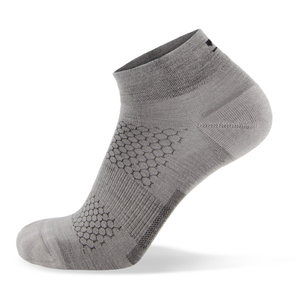 Mons Royale - Atlas Merino Ankle Sock - Merinosocken Gr 39-41 - M grau von Mons Royale