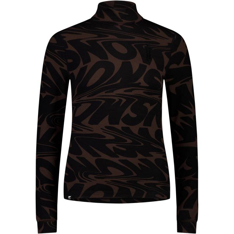 Mons Royale Damen Cascade Merino Flex 200 Mock Neck Longsleeve von Mons Royale