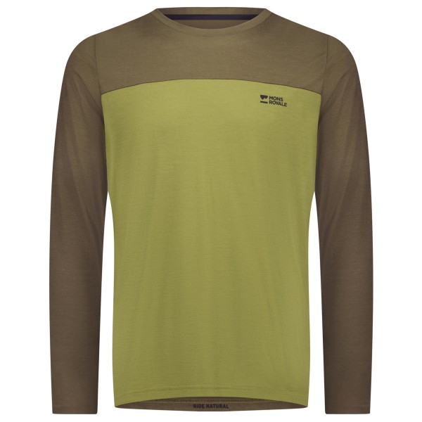 Mons Royale - Diversion Merino Bike Jersey L/S - Velotrikot Gr S oliv von Mons Royale