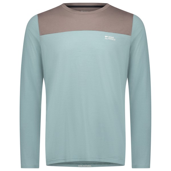 Mons Royale - Diversion Merino Bike Jersey L/S - Velotrikot Gr XL türkis von Mons Royale