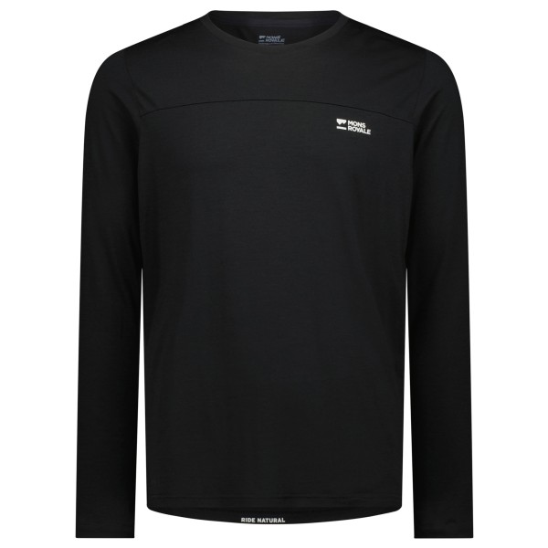 Mons Royale - Diversion Merino Bike Jersey L/S - Velotrikot Gr XXL schwarz von Mons Royale