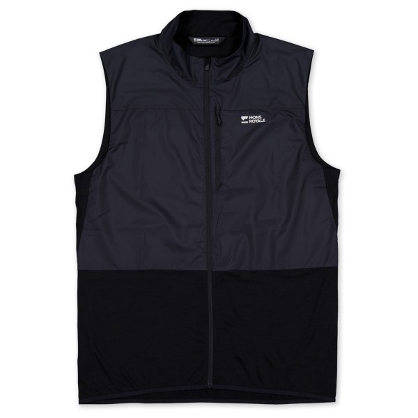 Mons Royale - Diversion Merino Wind Vest - Velogilet Gr S schwarz/blau von Mons Royale