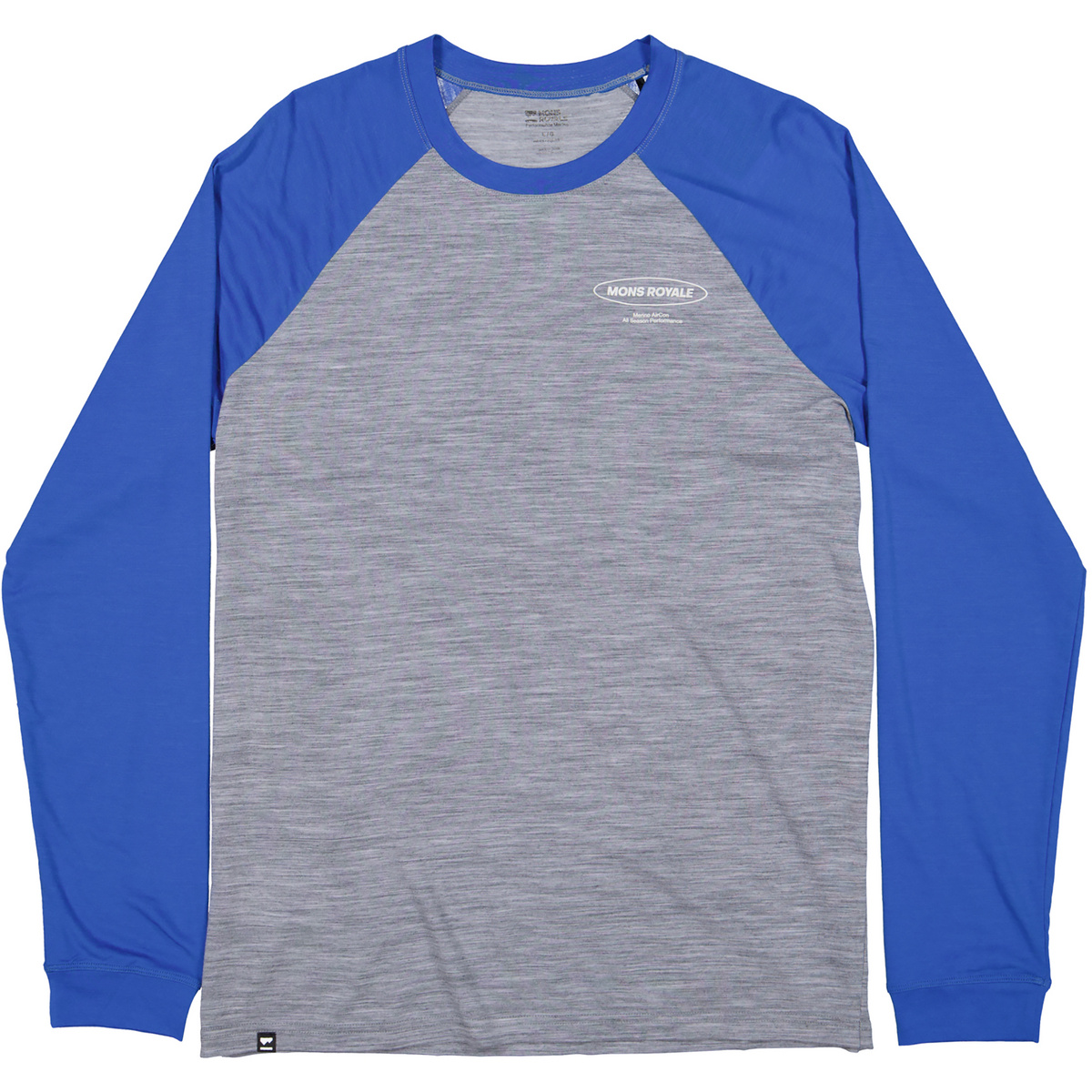 Mons Royale Herren Icon Air-Con Raglan Longsleeve Mons Royale Herren Icon Air-Con Raglan Longsleeve von Mons Royale