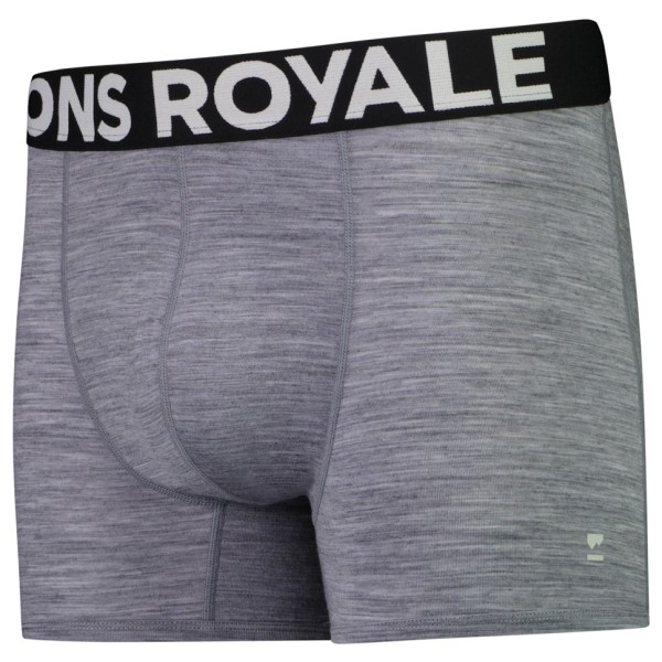 Mons Royale - Hold 'em Shorty Boxer - Merinounterwäsche Gr XXL grau von Mons Royale