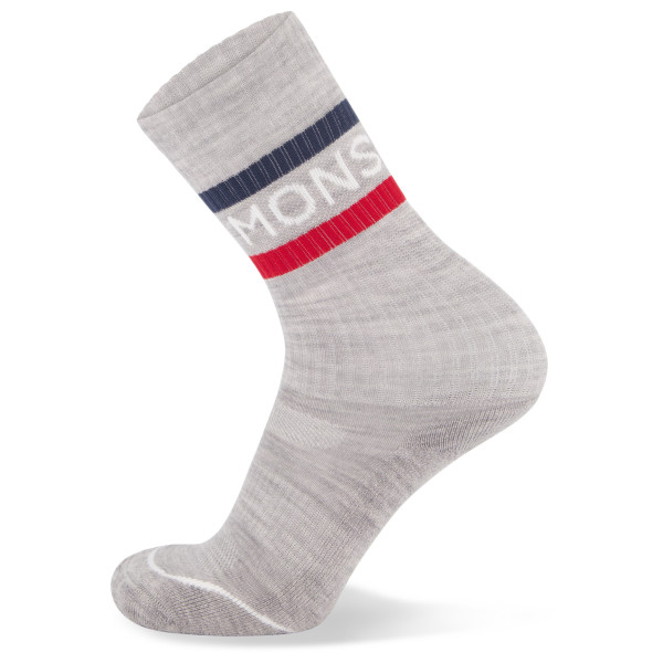 Mons Royale - Signature Crew Sock - Velosocken Gr S - EU: 35-38 grau Mons Royale - Signature Crew Sock - Velosocken Gr S - EU: 35-38 grau von Mons Royale