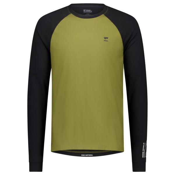 Mons Royale - Tarn Merino Bike Wind Jersey - Velotrikot Gr XXL oliv/schwarz von Mons Royale