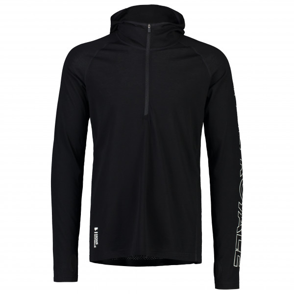 Mons Royale - Temple Merino Air-Con Hood - Merinoshirt Gr XXL schwarz von Mons Royale