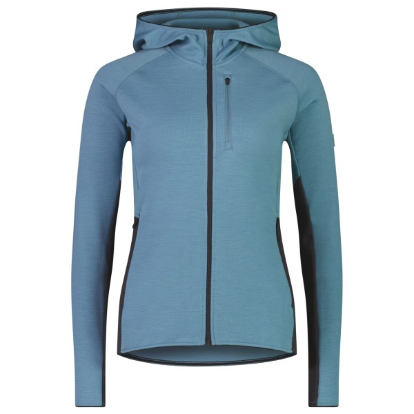 Mons Royale - Women's Approach Merino Shift Fleece Hood - Fleecejacke Gr L blau von Mons Royale