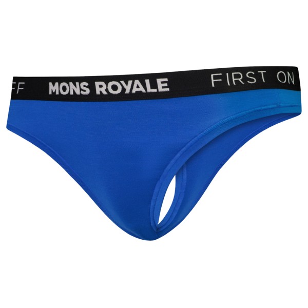 Mons Royale - Women's Merino Thong - Merinounterwäsche Gr XL blau von Mons Royale