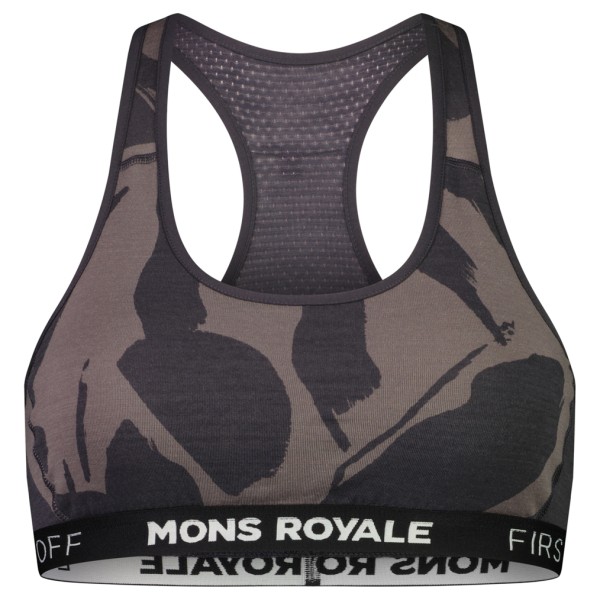 Mons Royale - Women's Sierra Sports Bra - Merinounterwäsche Gr L;M;S;XL;XS grau von Mons Royale