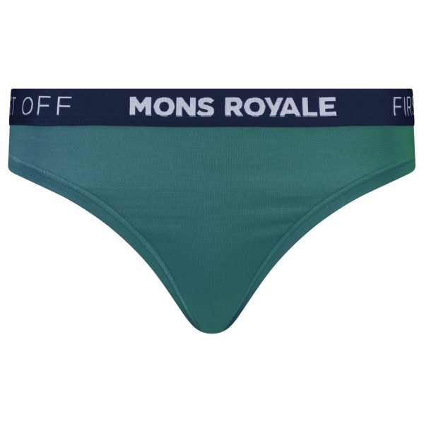 Mons Royale - Women's Stratos Merino Thong - Merinounterwäsche Gr XS türkis Mons Royale - Women's Stratos Merino Thong - Merinounterwäsche Gr XS türkis von Mons Royale