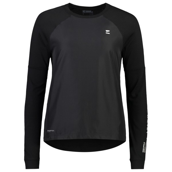 Mons Royale - Women's Tarn Merino Bike Wind Jersey - Velotrikot Gr L;M;S;XL;XS schwarz;schwarz/lila von Mons Royale