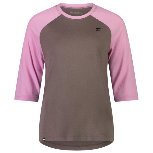 Mons Royale - Women's Tarn Merino Shift Raglan 3/4 - Velotrikot Gr L braun von Mons Royale