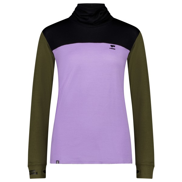 Mons Royale - Women's Yotei High Neck - Merinounterwäsche Gr L;M;XL;XS braun;lila von Mons Royale
