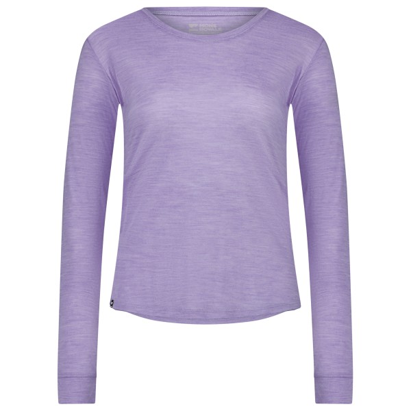 Mons Royale - Women's Zephyr Merino Cool L/S - Merinoshirt Gr L lila Mons Royale - Women's Zephyr Merino Cool L/S - Merinoshirt Gr L lila von Mons Royale