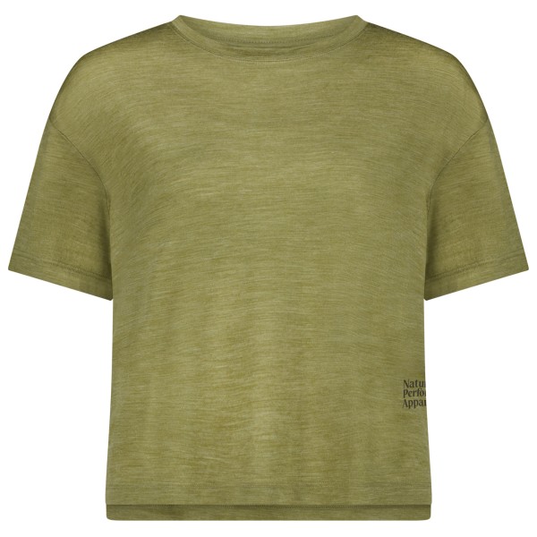 Mons Royale - Women's Zephyr Merino Tencel Boxy T-Shirt - Merinoshirt Gr S fern von Mons Royale