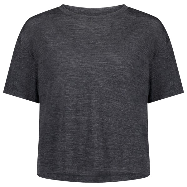 Mons Royale - Women's Zephyr Merino Tencel Boxy T-Shirt - Merinoshirt Gr S smoke von Mons Royale