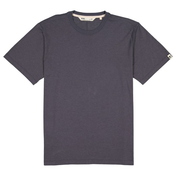 Mons Royale - Yonder Merino Organic Cotton T-Shirt - T-Shirt Gr L blau/grau von Mons Royale
