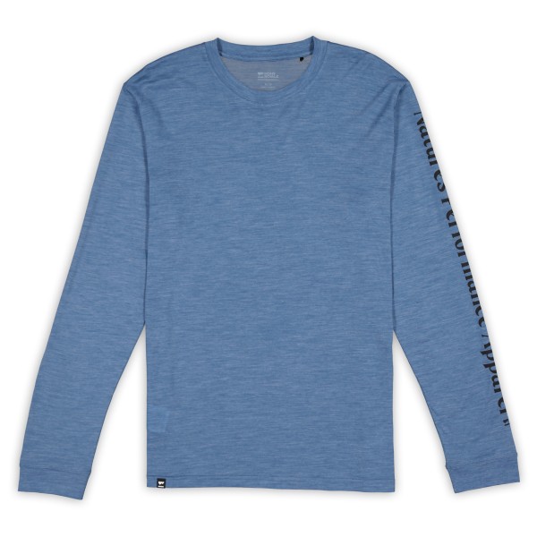 Mons Royale - Zephyr Merino Cool L/S - Merinoshirt Gr M blau von Mons Royale