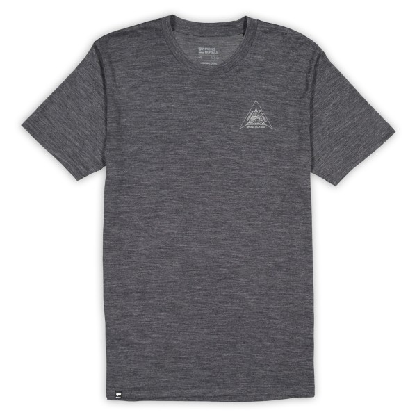 Mons Royale - Zephyr Merino Cool T-Shirt - Merinoshirt Gr L grau/blau von Mons Royale