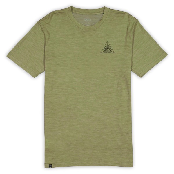 Mons Royale - Zephyr Merino Cool T-Shirt - Merinoshirt Gr L oliv von Mons Royale