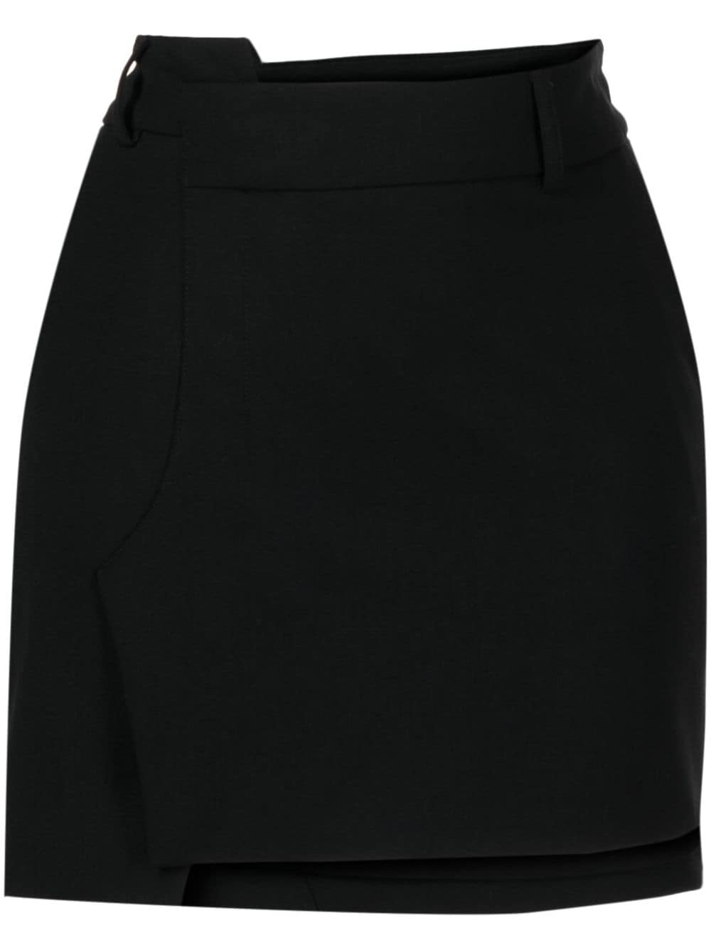 Monse asymmetric mini skirt - Black von Monse