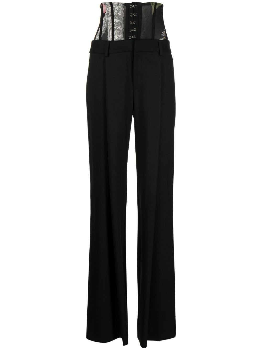 Monse bustier-style high-waist trousers - Black von Monse