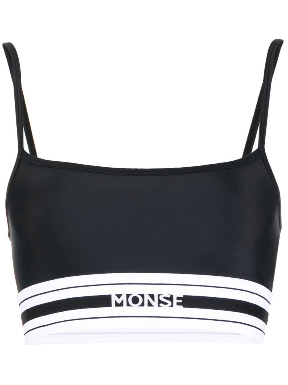 Monse logo-waist sports bra - Black von Monse