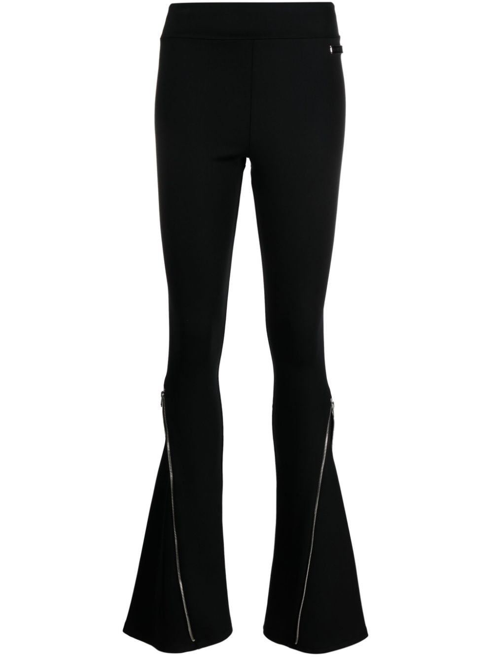 Monse zip-detail flared leggings - Black von Monse