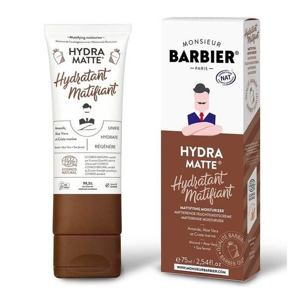 Mattierende Feuchtigkeitscreme - Hydra Matte Unisex  75ml von Monsieur Barbier