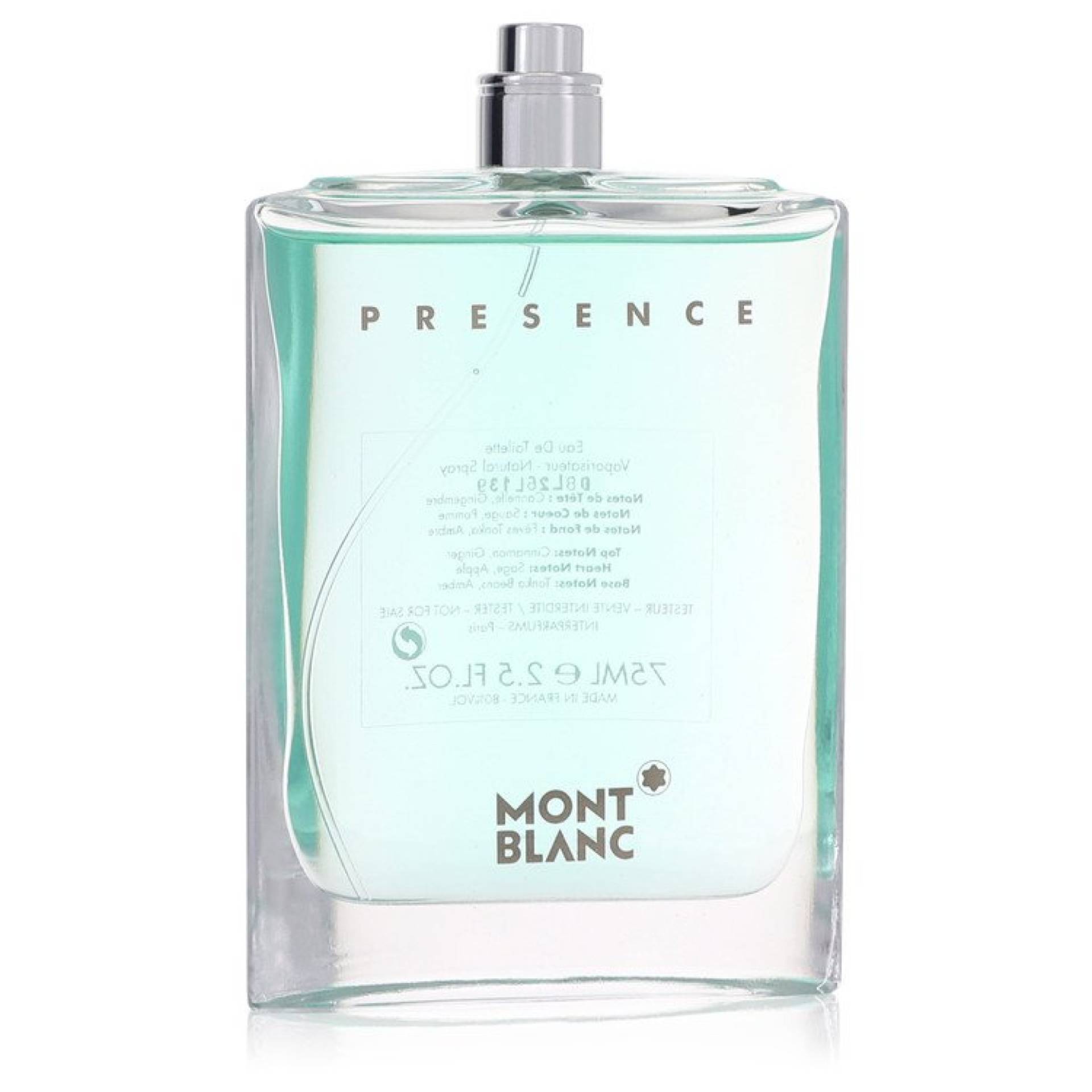 Mont Blanc Presence Eau De Toilette Spray (Tester) 75 ml von Mont Blanc