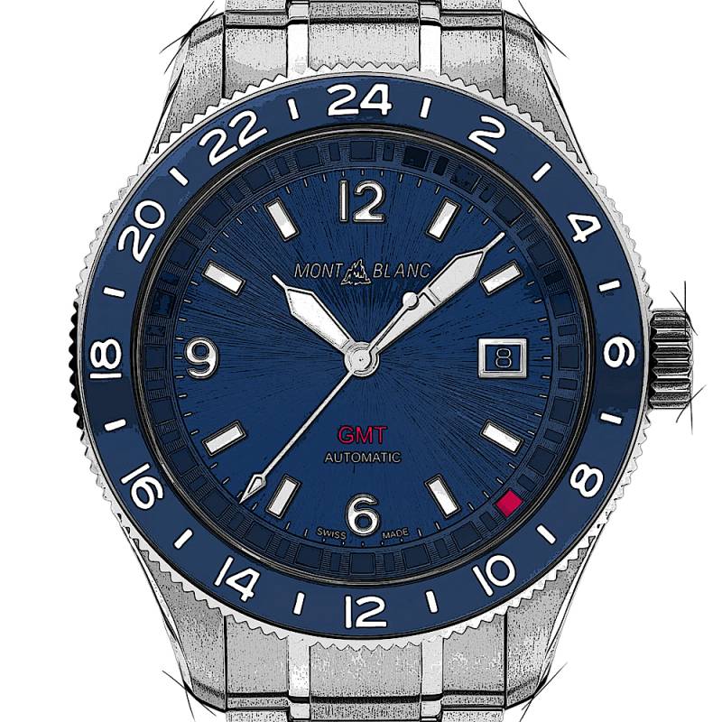Montblanc 1858 GMT von Montblanc