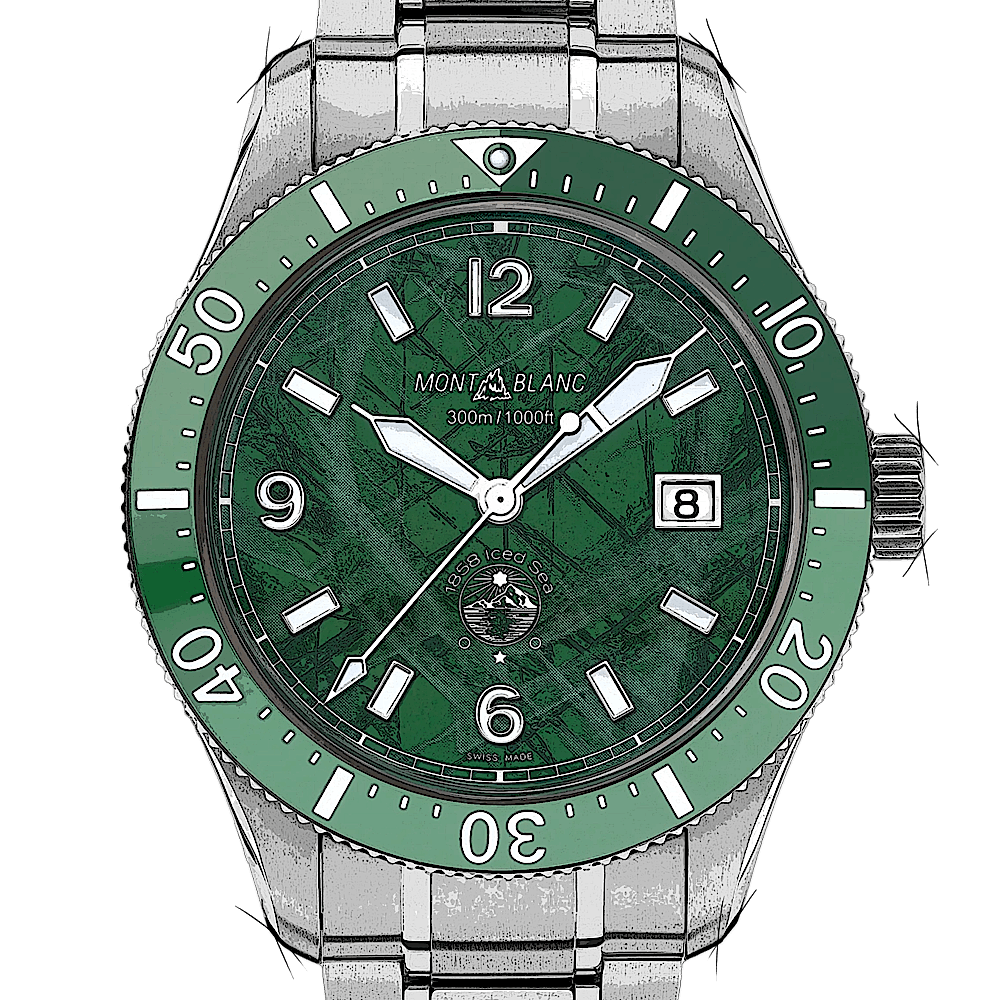 Montblanc 1858 Iced Sea Automatic Date Montblanc 1858 Iced Sea Automatic Date von Montblanc
