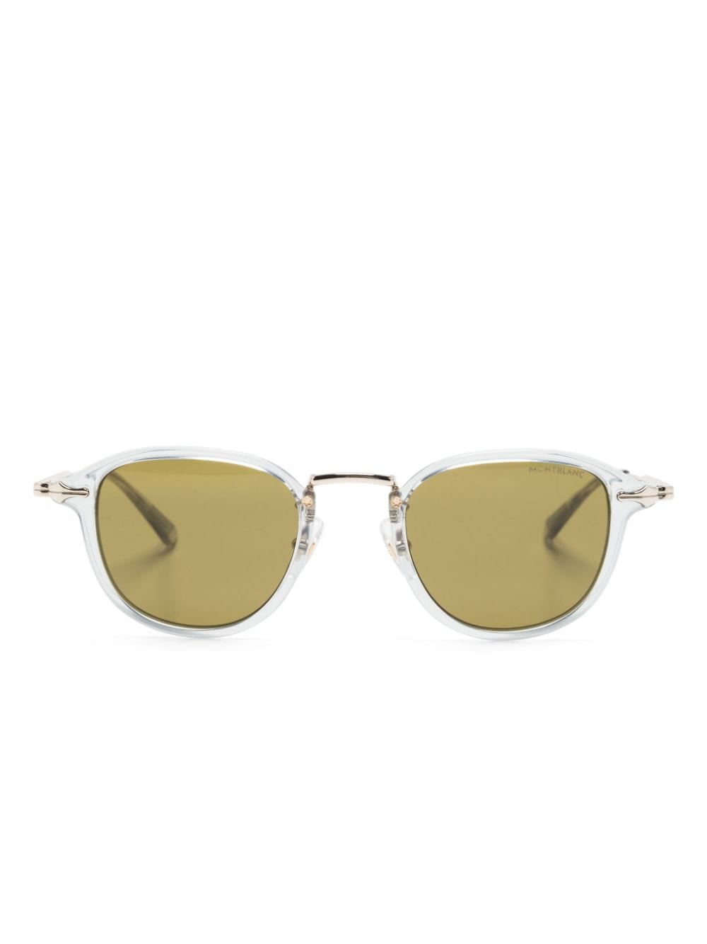 Montblanc MB0336S round-frame sunglasses - Gold von Montblanc