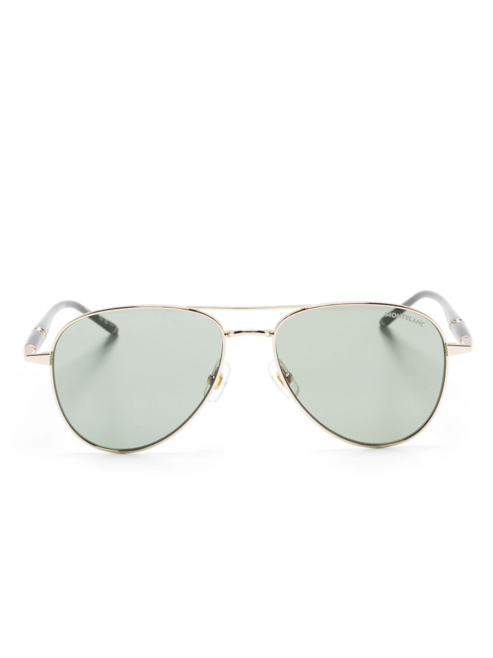 Montblanc pilot-frame sunglasses - Gold von Montblanc