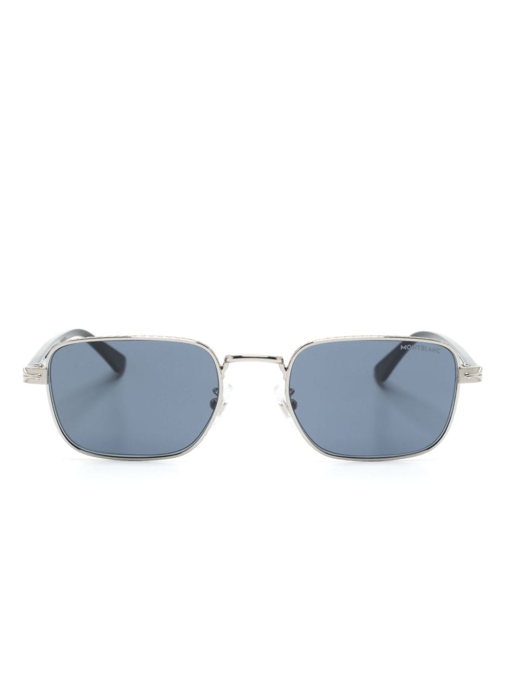 Montblanc rectangle-frame sunglasses - Silver von Montblanc