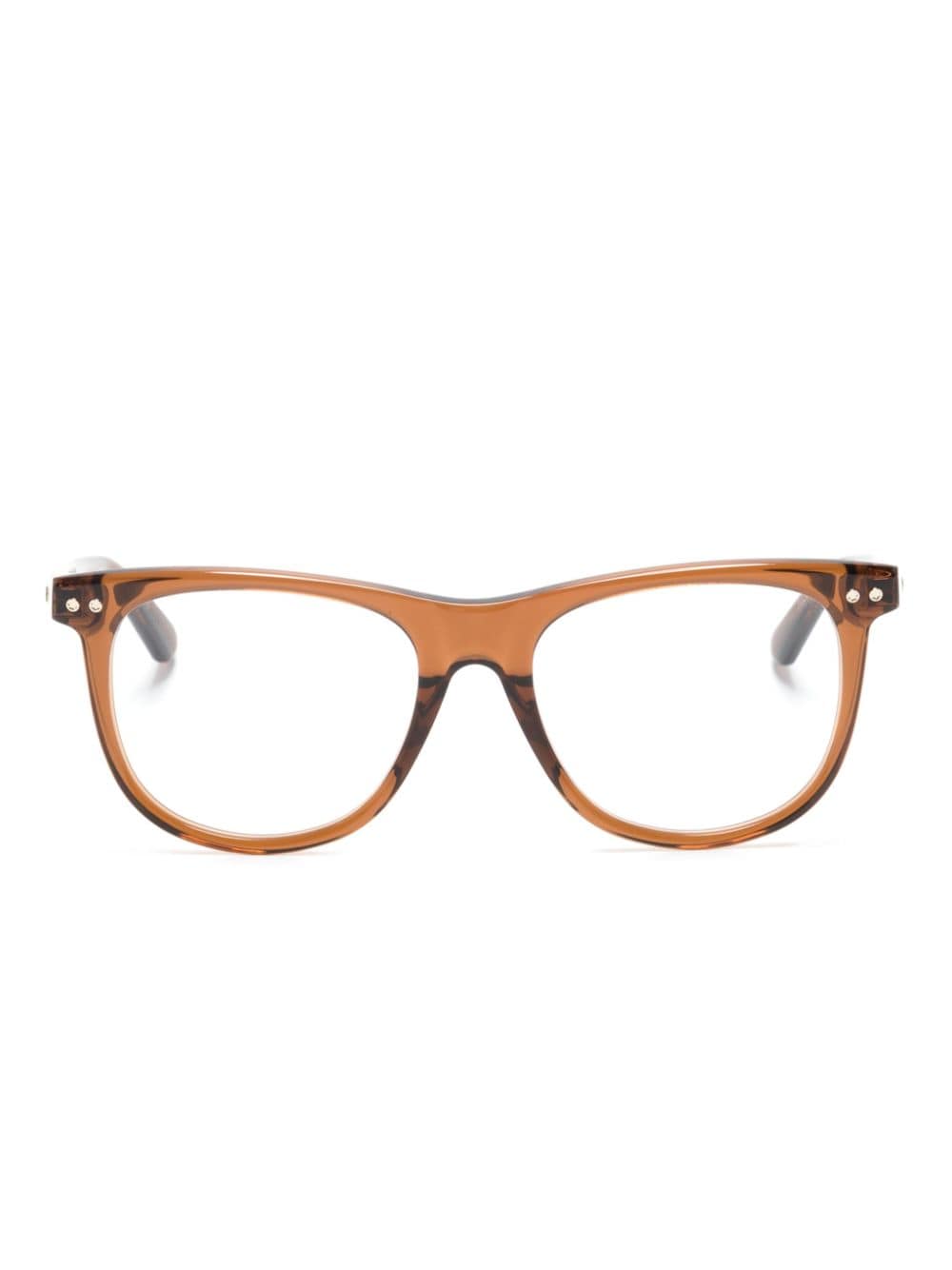 Montblanc square-frame glasses - Brown von Montblanc