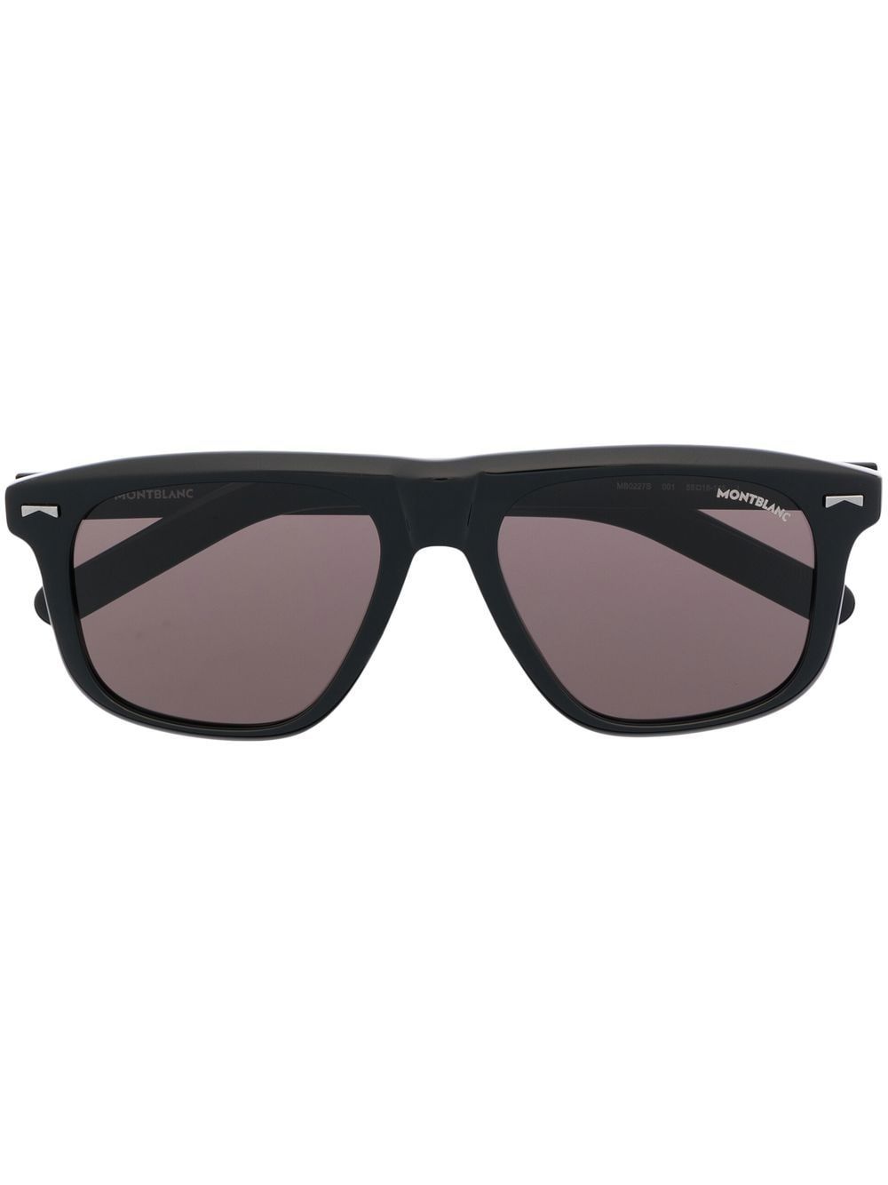 Montblanc square-frame tinted sunglasses - Black von Montblanc