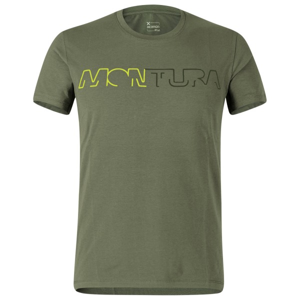 Montura - Brand - T-Shirt Gr M oliv von Montura