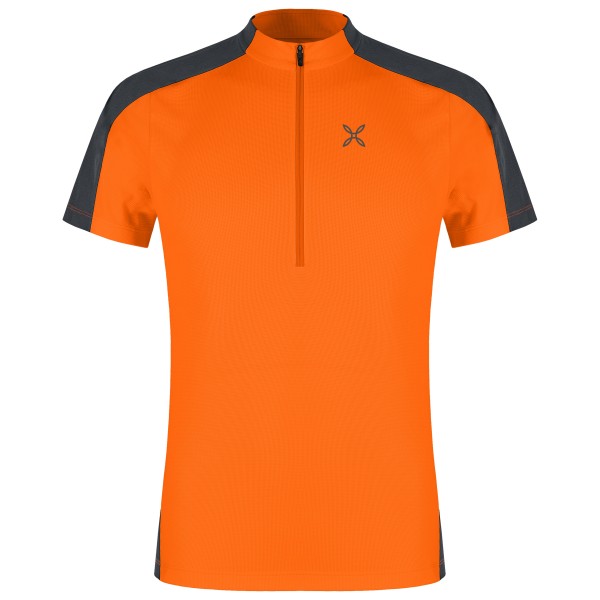 Montura - Hade Zip T-Shirt - Funktionsshirt Gr L orange von Montura