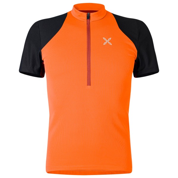 Montura - Neverland Zip T-Shirt - Funktionsshirt Gr L;M;S;XL;XXL blau;orange;schwarz von Montura