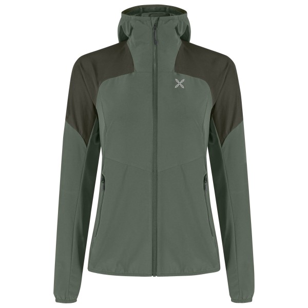 Montura - Women's Rise Hooded Jacket - Softshelljacke Gr M oliv von Montura