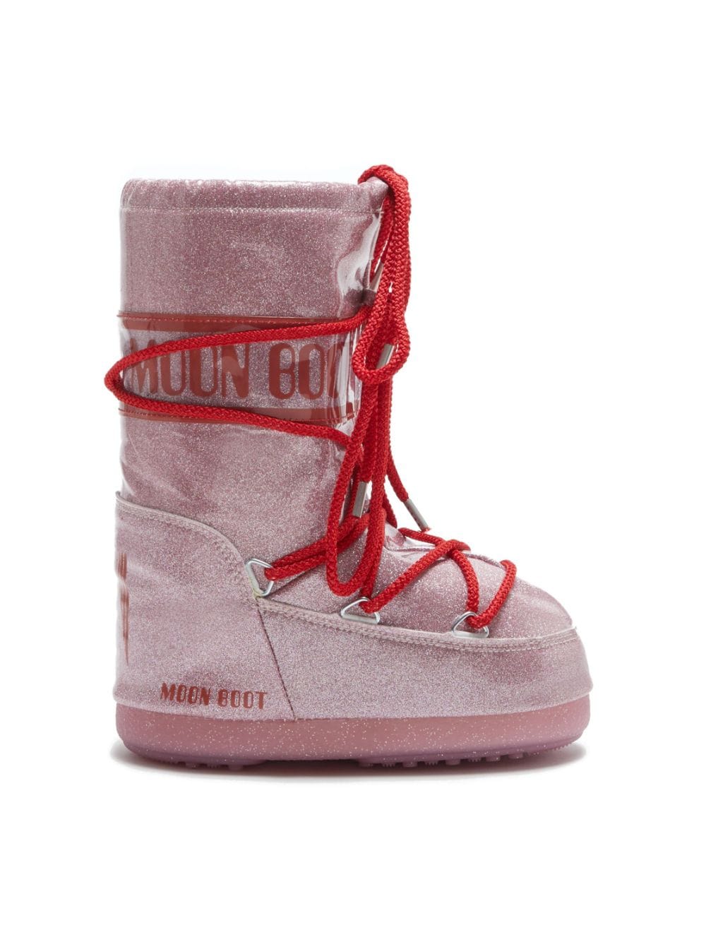Moon Boot Kids Icon Junior glitter snow boots - Pink von Moon Boot Kids