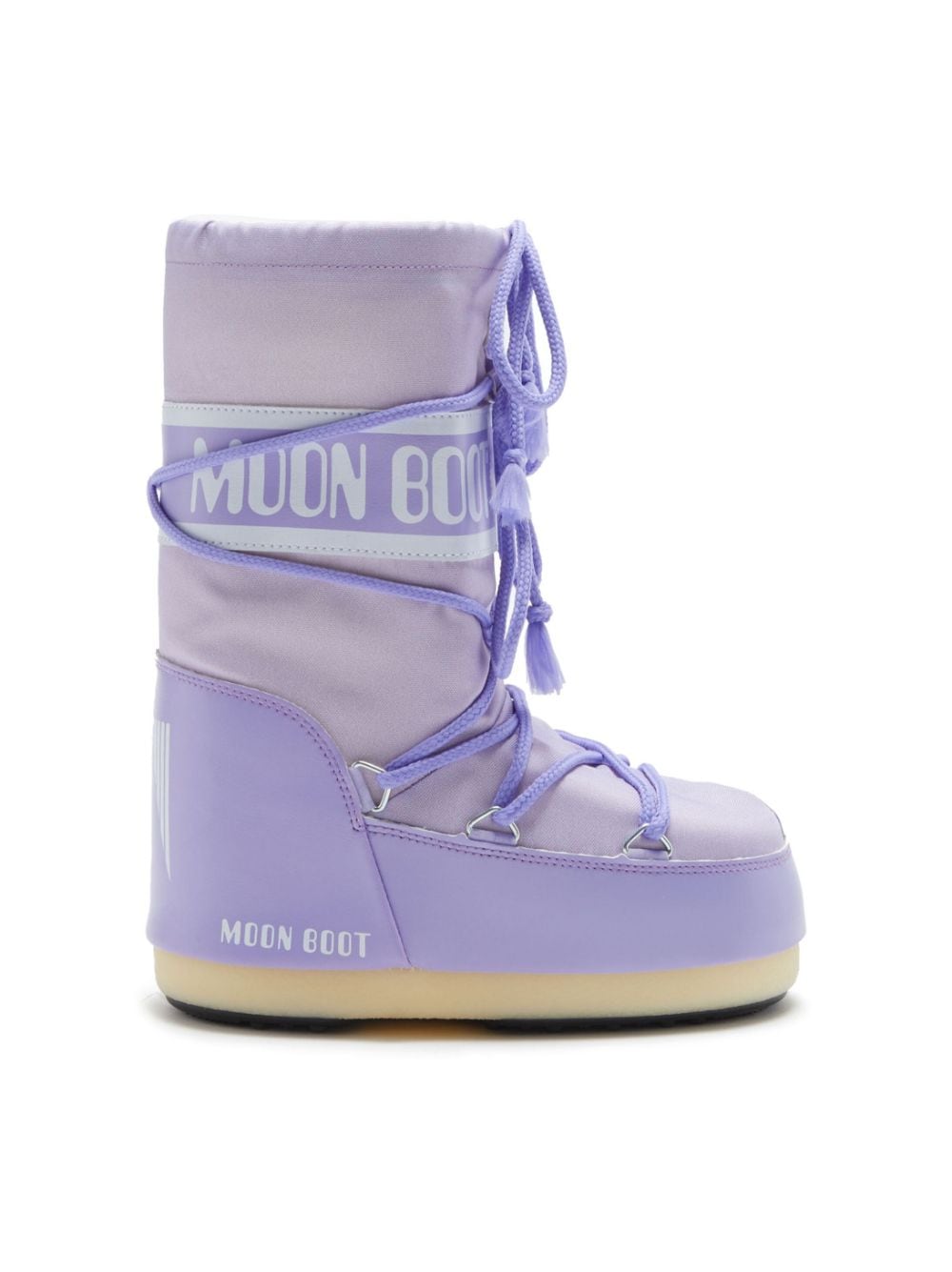 Moon Boot Kids Icon logo-tape snow boots - Purple von Moon Boot Kids