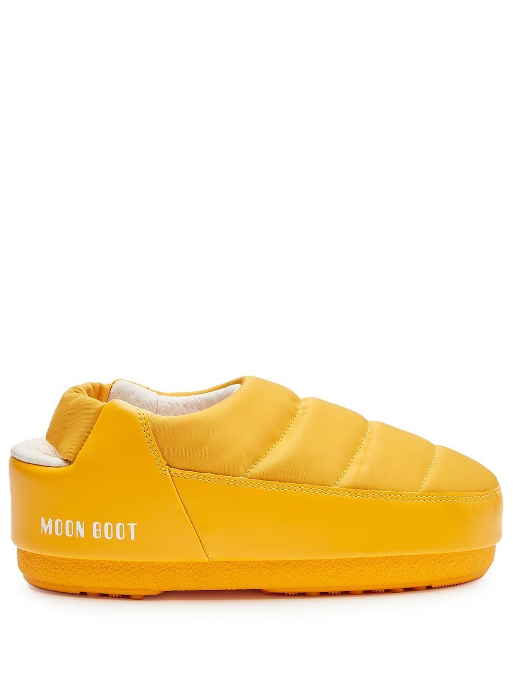Moon Boot Evolution padded mules - Yellow von Moon Boot