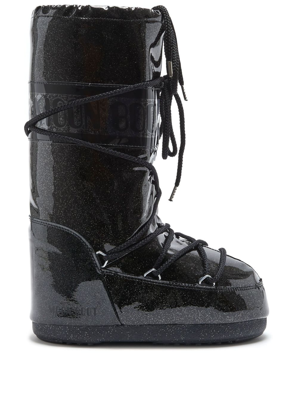 Moon Boot Icon Glitter snow boots - Black von Moon Boot