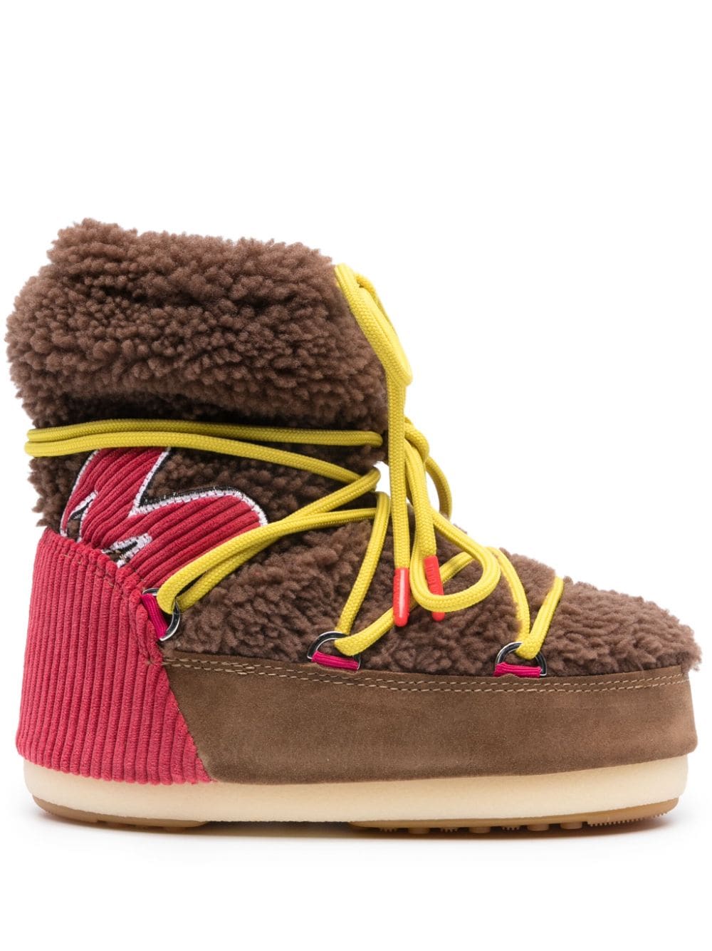 Moon Boot Icon Light Low shearling boots - Brown von Moon Boot