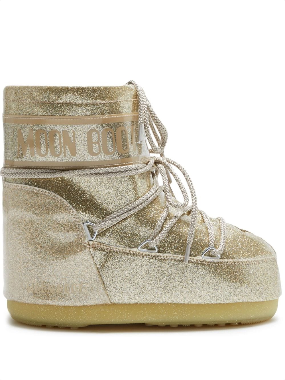 Moon Boot Icon Low Glitter boots - Gold von Moon Boot