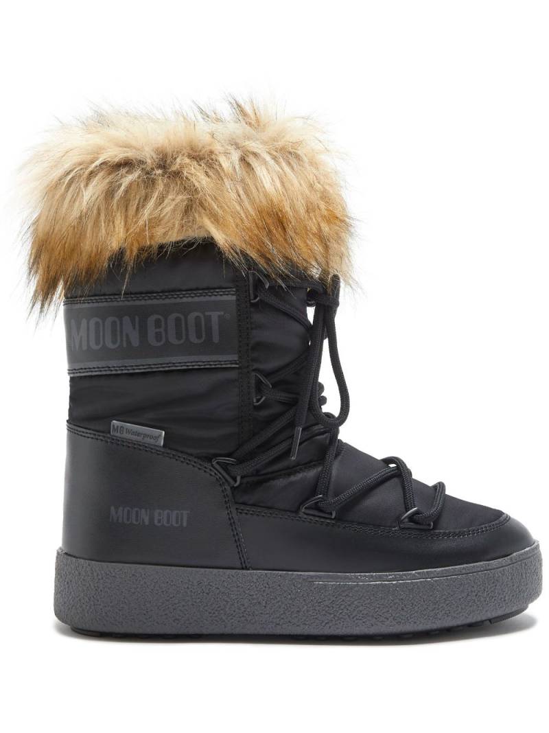 Moon Boot LTrack Monaco faux-fur padded boots - Black von Moon Boot
