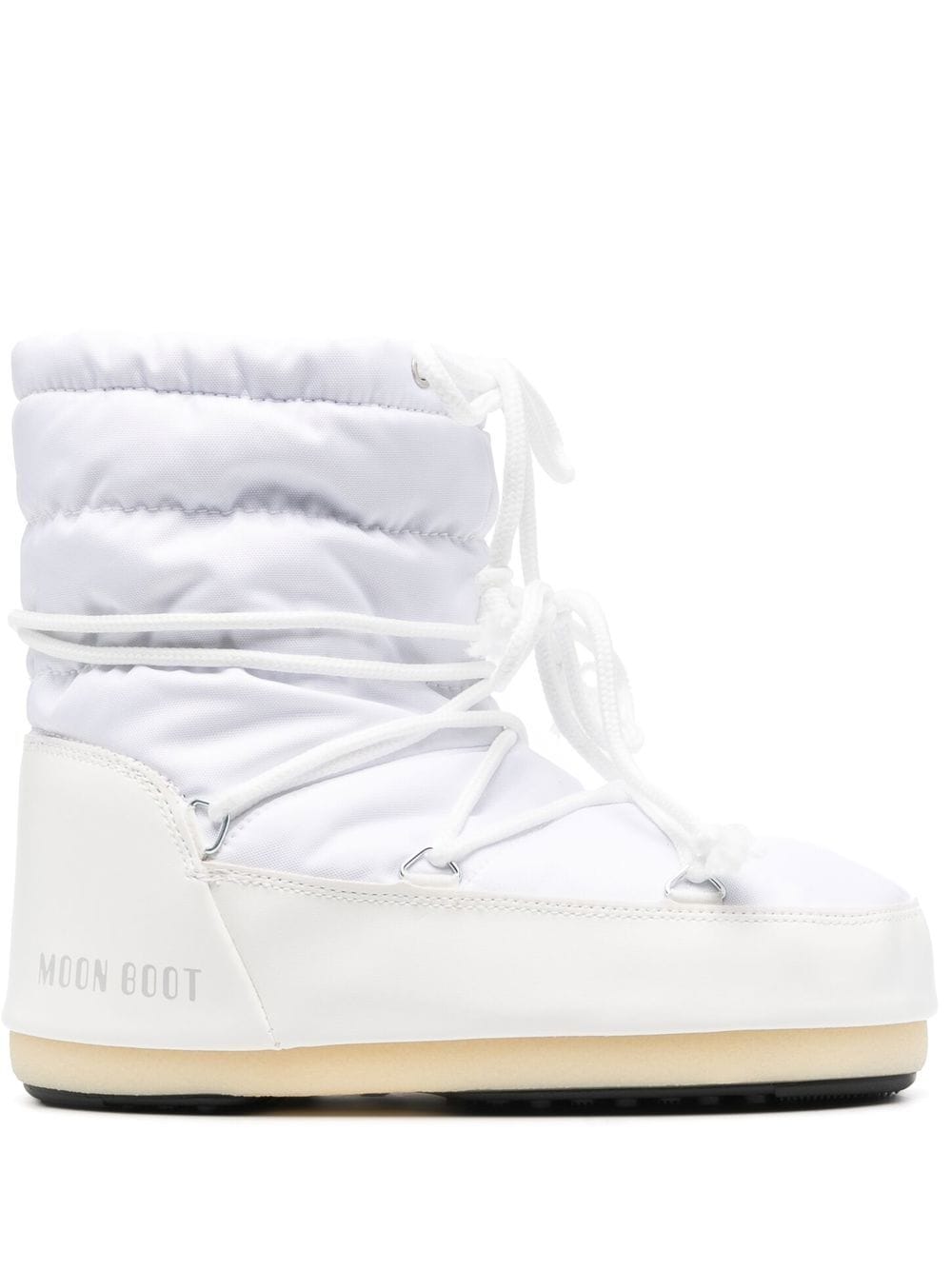 Moon Boot quilted logo-print ankle boots - White von Moon Boot